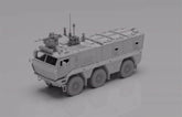 3d Printed 1/72/87 Kamaz Typhoon-K 6x6 Armoured Truck Unpainted Kit
